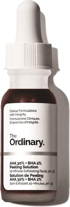 Actual product image The Ordinary AHA 30% + BHA 2% Peeling Solution (30 ml)