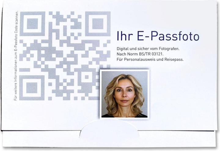 Actual product image Daiber 1x50 Passbildmappen E-Passfoto-PORTRAIT 14028 (9 x 13 cm, 100x)