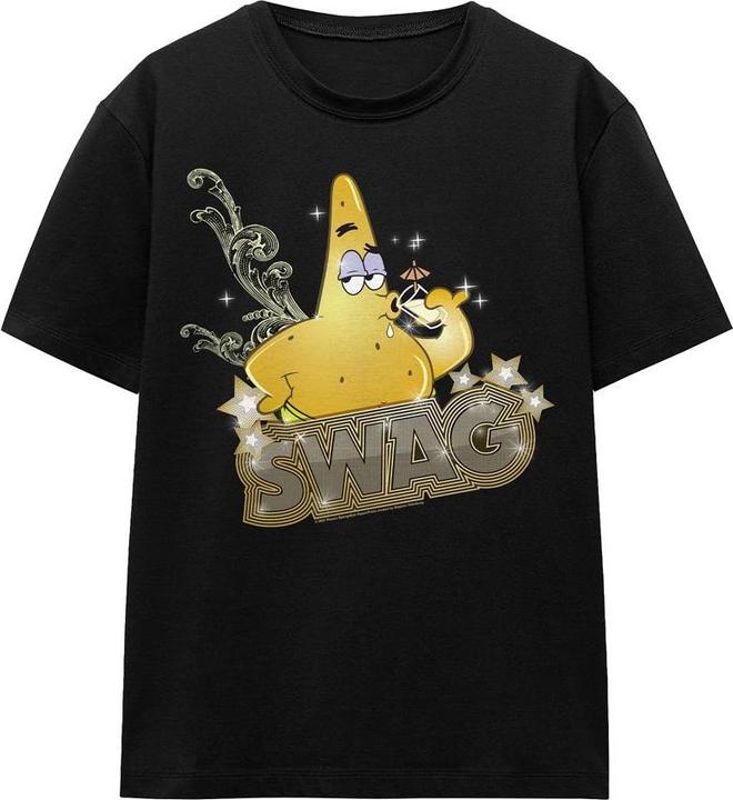 Immagine prodotto Spongebob Squarepants Patrick Has Swag Maglietta Adulto Unisex (XL)