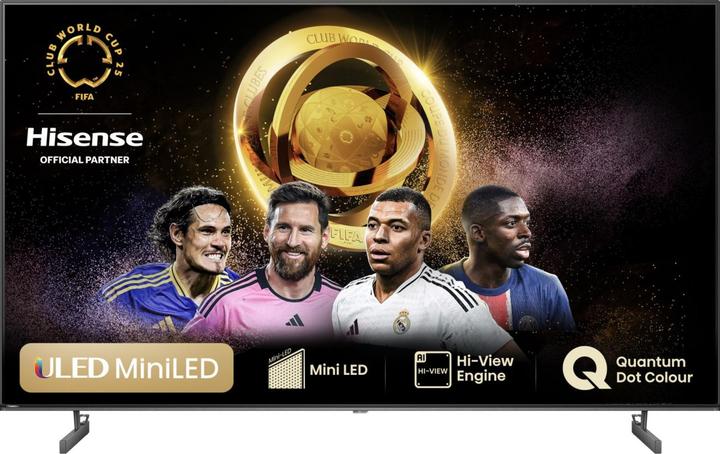 Produktbild Hisense TV 65U6NQ (164 cm (65 Zoll), schwarz/dunkelgrau, UltraHD/4K, Triple Tuner, Mini LED) (65", U7K, Mini-LED, 4K)