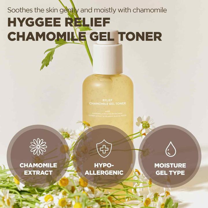 Produktbild Hyggee Relief Chamomile Gel Toner (200 ml, Gesichtswasser)