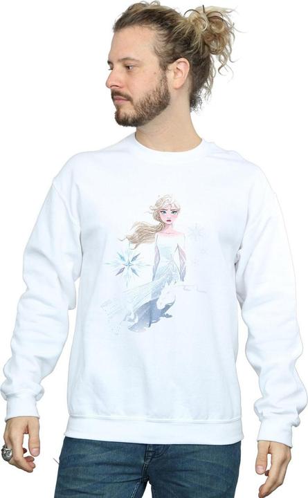 Immagine prodotto Disney Frozen 2 Elsa Nokk Silhouette Felpa Uomo (XL)