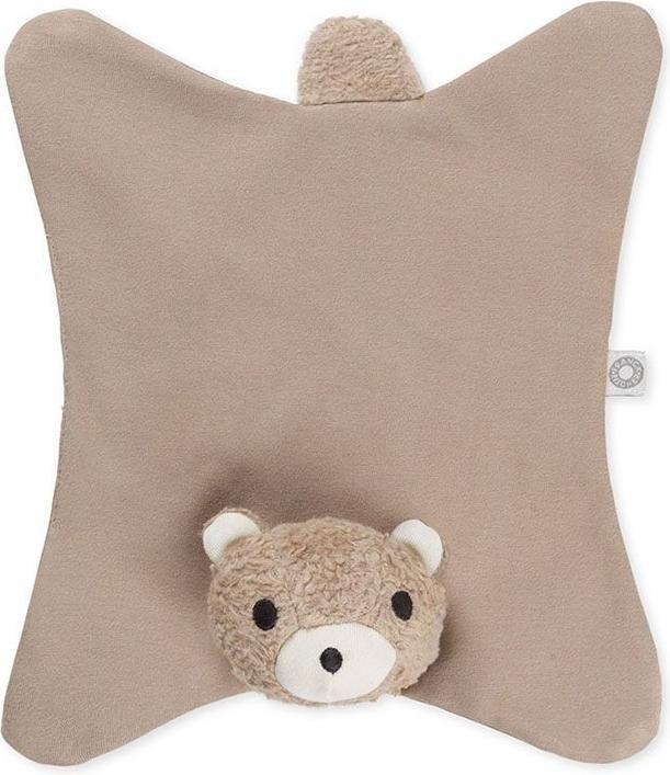 Franck Fischer Franck & Fischer, panno per le coccole in cotone biologico, orsetto Anika - marrone