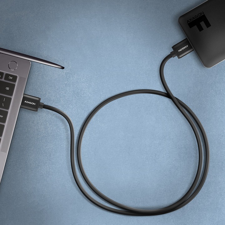 Produktbild Axagon BUMM3-AM10AB Kabel Micro-B USB auf USB-A 3.2 Gen 1 (1 m, USB 3.2 Gen 1)