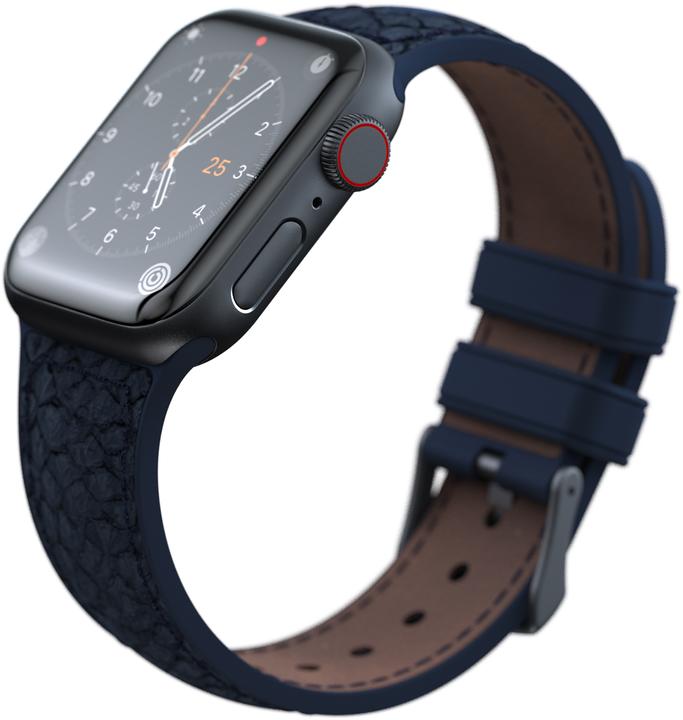 Actual product image Njord Vatn Watch Strap For (40 mm, 41 mm, Vegan Leather, Salmon leather, Stainless steel fastener)