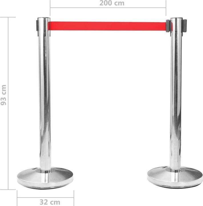 Immagine prodotto vidaXL Personenleitsystem