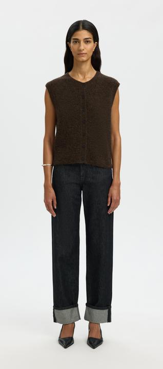 Actual product image Selected Wollgemisch Strickweste (M)