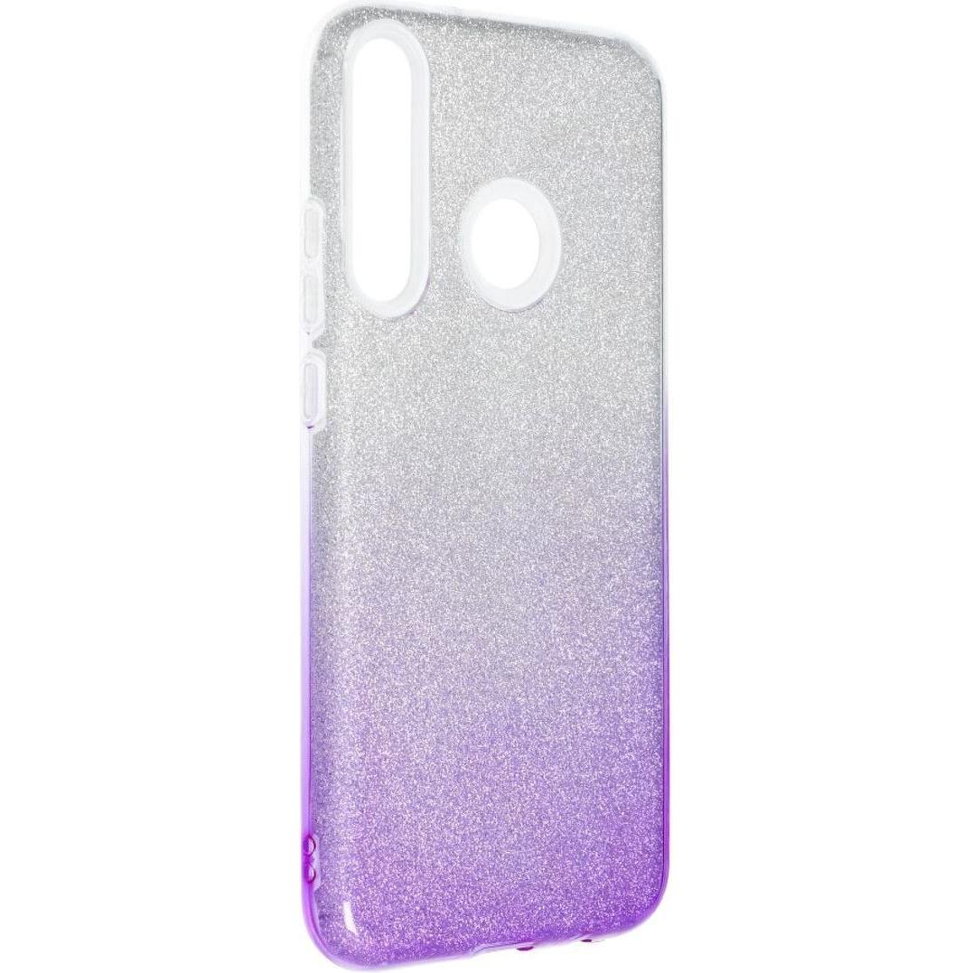 König Design Handyhülle für Huawei P40 Lite E Schutzcase Cover Bumper Schale Glitzer Violett (Huawei P40 Lite E), Smartp...