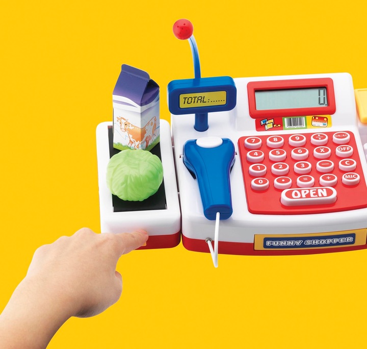 Actual product image Simba Supermarket checkout with scanner