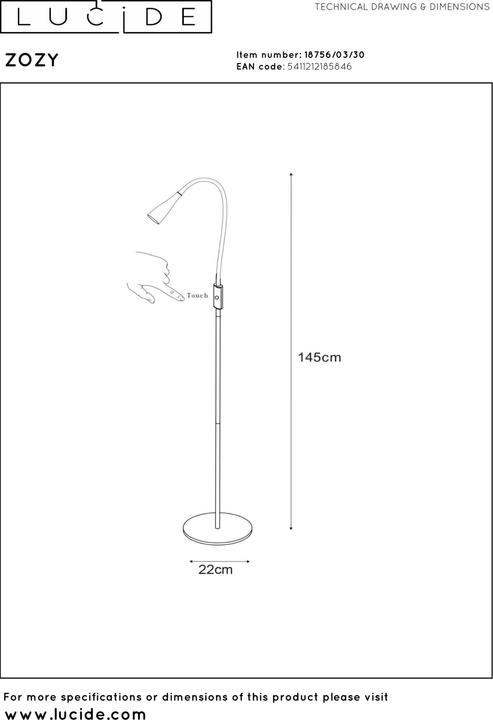 Actual product image Lucide Zozy (250 lm)