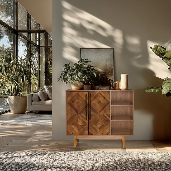 Image du produit hjh LIVING Santjago Wood L (95 x 32 x 79.50 cm)