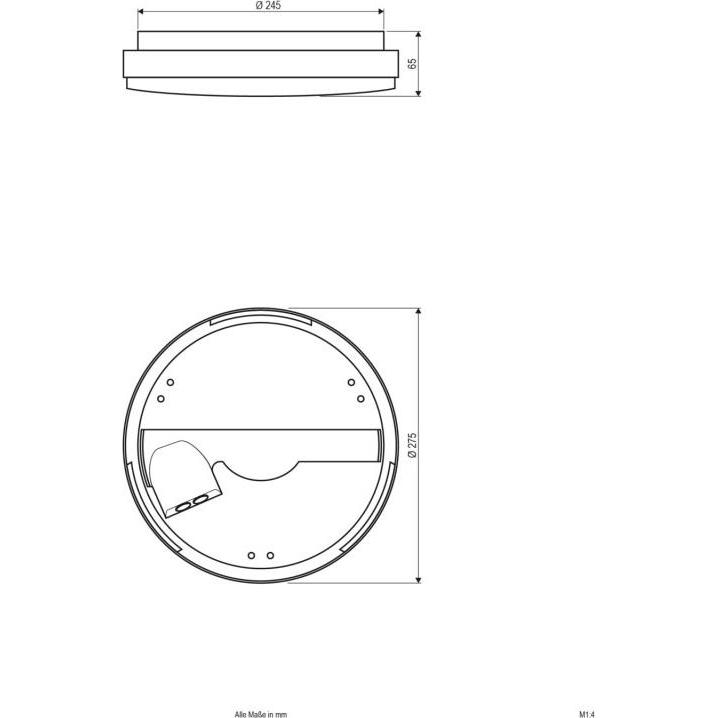 Thumbnail - EVN, Wandleuchte + Deckenleuchte, LED-Anbaupanel AP27250125 (3000 lm)