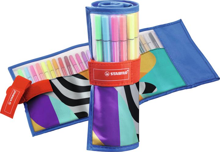 Image du produit STABILO stylo 68 Rollerset tout comme vous (Multicolore, 25 x)