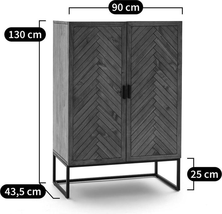 Image du produit La Redoute Interieurs Nottingham (90 x 43.50 x 130 cm)