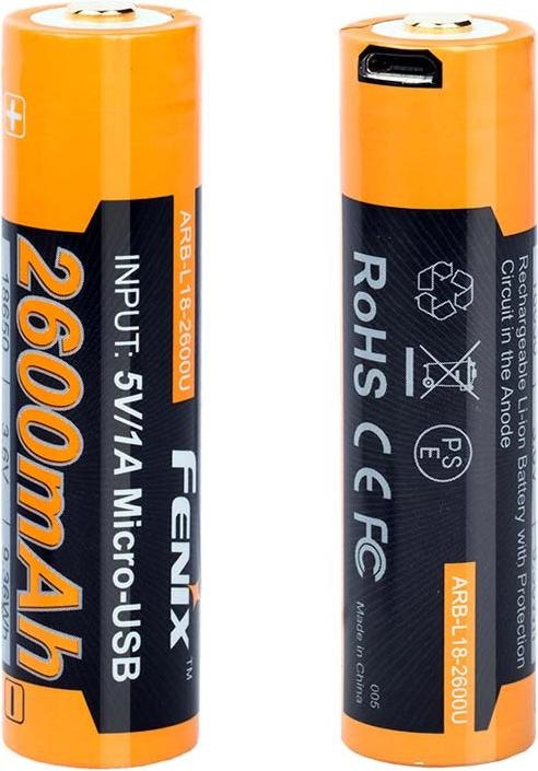 Actual product image Fenix Accu/Battery ARB-L18 2600U