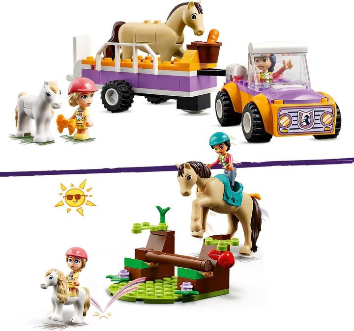 Produktbild LEGO Pferde- und Pony-Anhänger (42634, LEGO Friends)