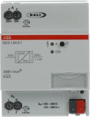 Produktbild ABB DALI Gateway 1fach DG/S 1.64.5.1 Premium REG 2CDG110273R0011