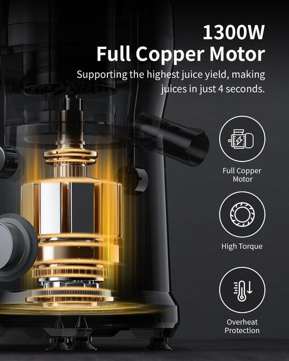 Immagine prodotto Gdor Entsafter JE2106A mit Einfüllschacht und Saftkrug