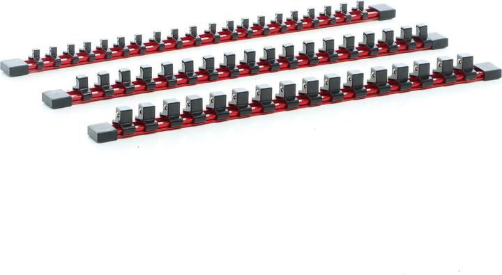 Immagine prodotto XPOtool 3x Supporto organizzatore per chiavi a bussola per 54 chiavi a scatola da 1/2", 1/4" e 3/8"
