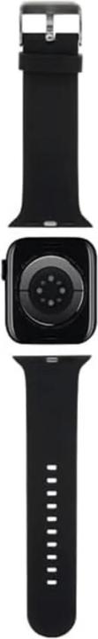 Produktbild Karl Lagerfeld Pasek KLAWMSLCNK Apple Watch 38/40/41mm czarny/black strap 3D Rubber Choupette Heads (41 mm, 38 mm, 40 mm, Silikon, Stahl)