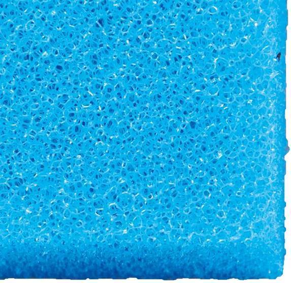 Actual product image JBL Aquaristik und Terraristik Filter foam, 50 x 50 cm H 5 cm, blue, fine, 30 ppi (Internal filters, Fresh water)