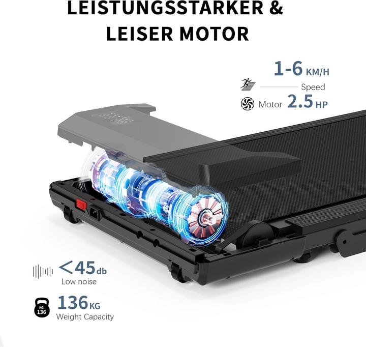 Superun Laufband mit App & Fernbedienung