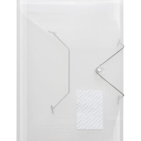 Foldersys, Mappe, Sammelmappe Jumbo A4 PP mit Gummizug farblos transluzent (A4, 1 x)