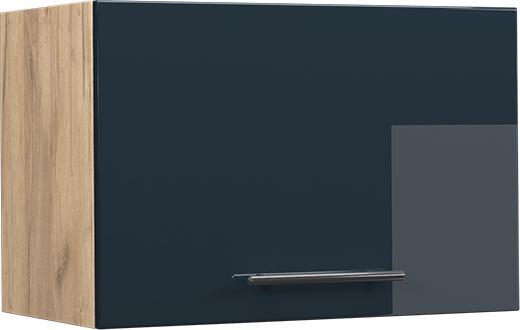 Blau, Dunkelblau hochglanz, Goldkraft Eiche