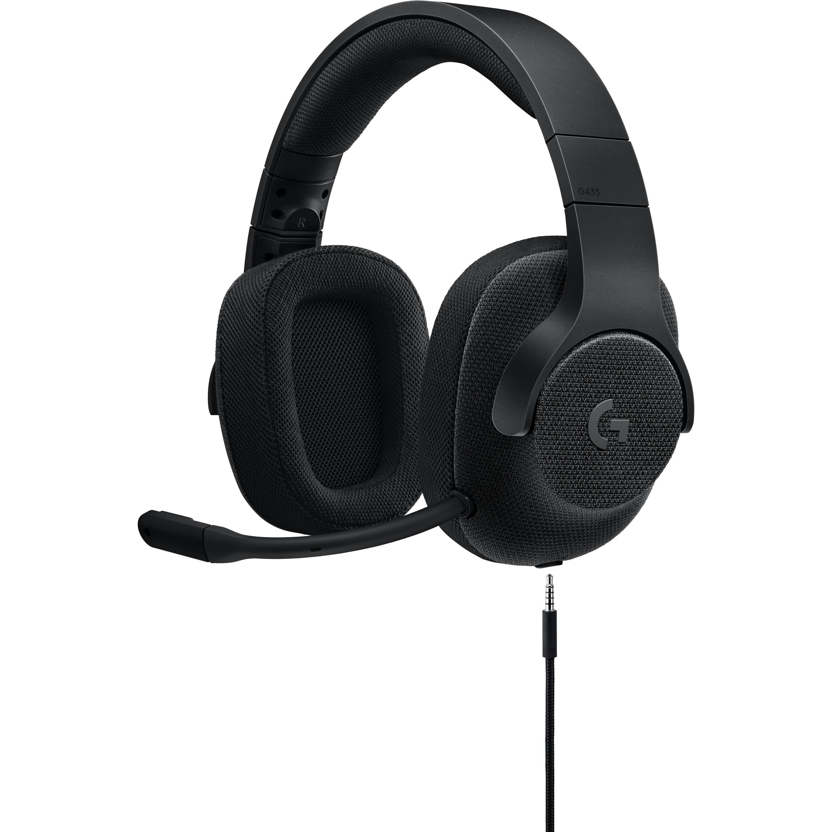 Thumbnail - Logitech G G433 (Kabelgebunden), Gaming Headset, Schwarz