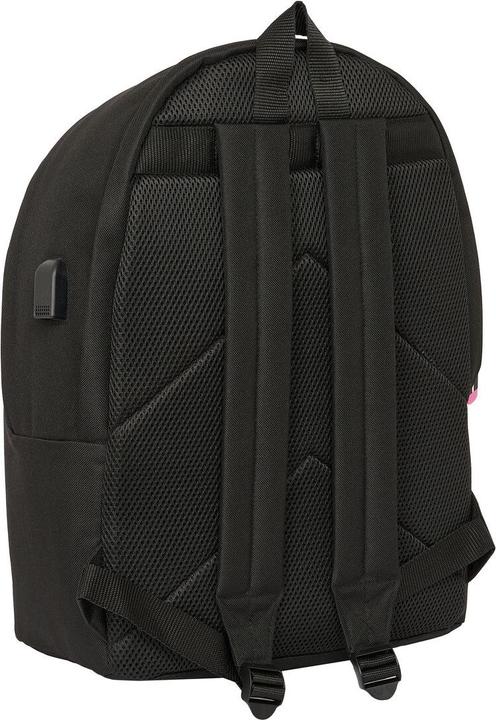 Produktbild Kings League Laptop- und Tablet-Rucksack mit USB-Anschluss +usb Schwarz 31 x 44 x 18 cm