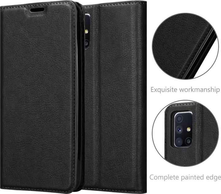 Actual product image Cadorabo Book Invisible Magnet Cover (Samsung Galaxy M51)