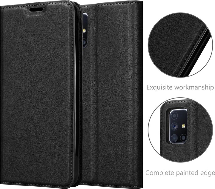Actual product image Cadorabo Book Invisible Magnet Cover (Samsung Galaxy M51)