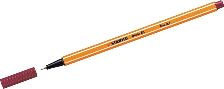 Produktbild STABILO Fineliner point 88 10 Stück, Dunkelrot (Dunkelrot, 10 x)