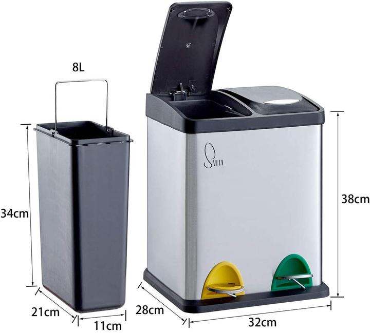 Actual product image Svita TC2X8 Kitchen Bucket (16 l)