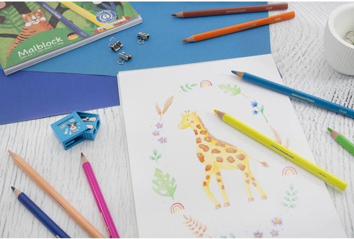 Produktbild EberhardFaber Farbstift Buntstifte 72x dick, weich, sortiert (72x)