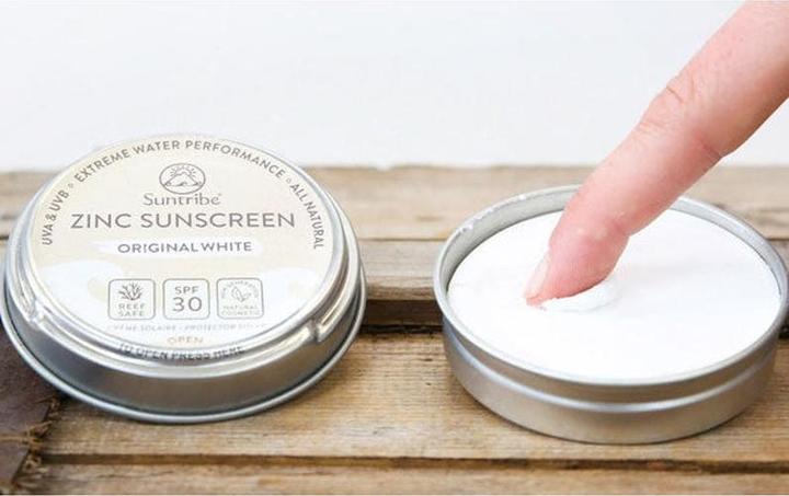 Actual product image Suntribe Zink Sunscreen Original White (Sun cream face, SPF 30, 45 g)