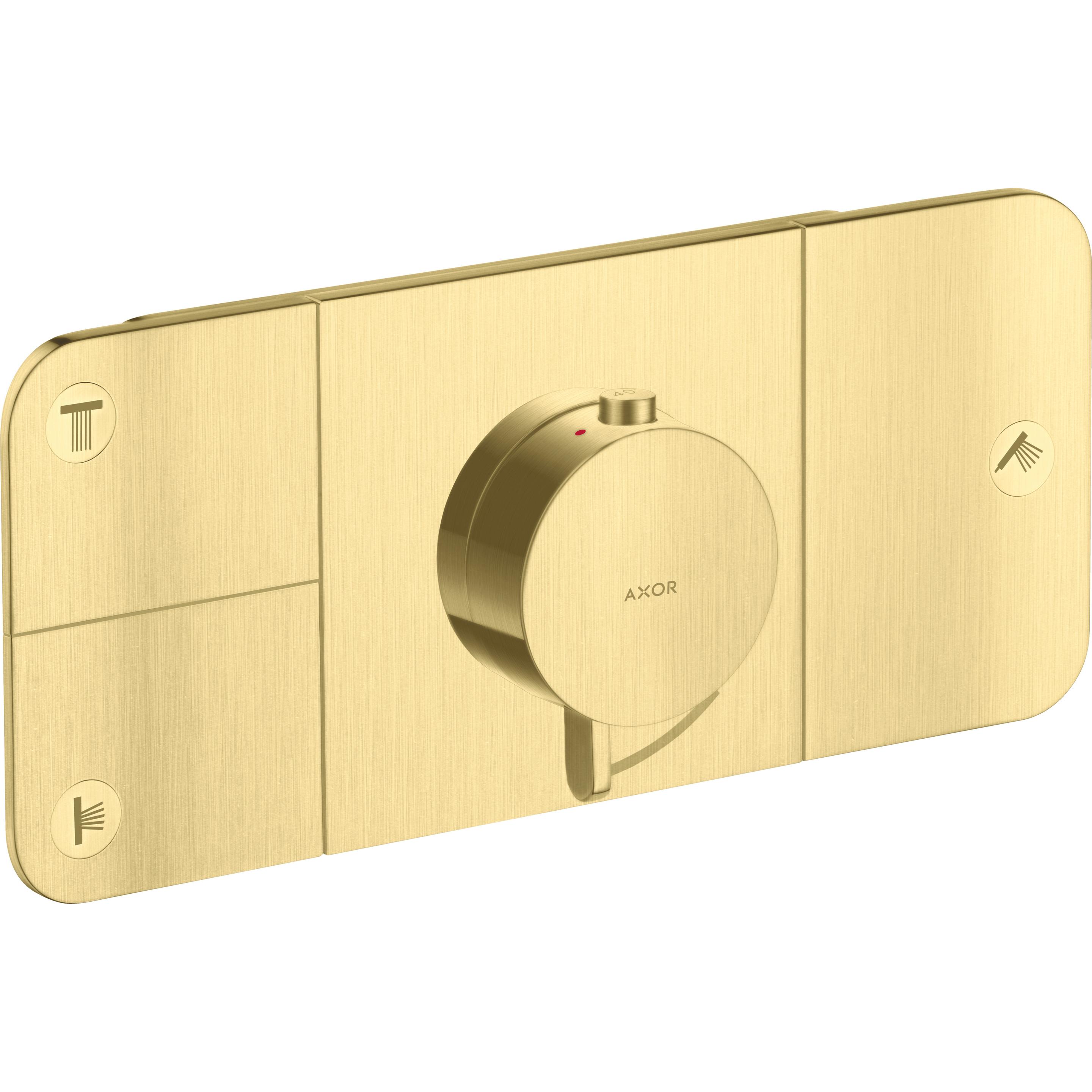 Axor, Badarmatur, Starck One Thermostatmodul Unterputz für 3 Verbraucher
