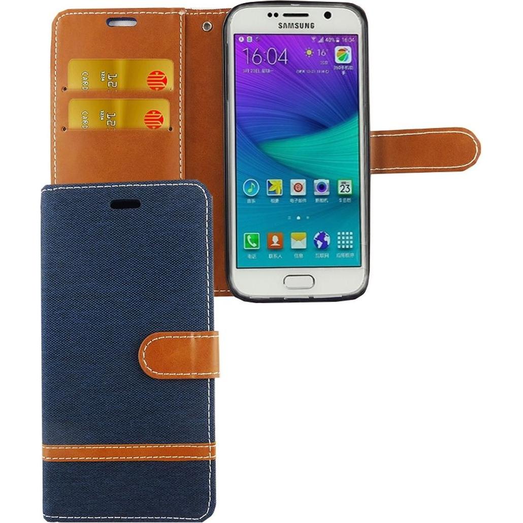 König Design Hülle Handy Schutz für Samsung Galaxy S6 Case Cover Tasche Wallet Etui Bumper (Samsung Galaxy S6), Smartpho...
