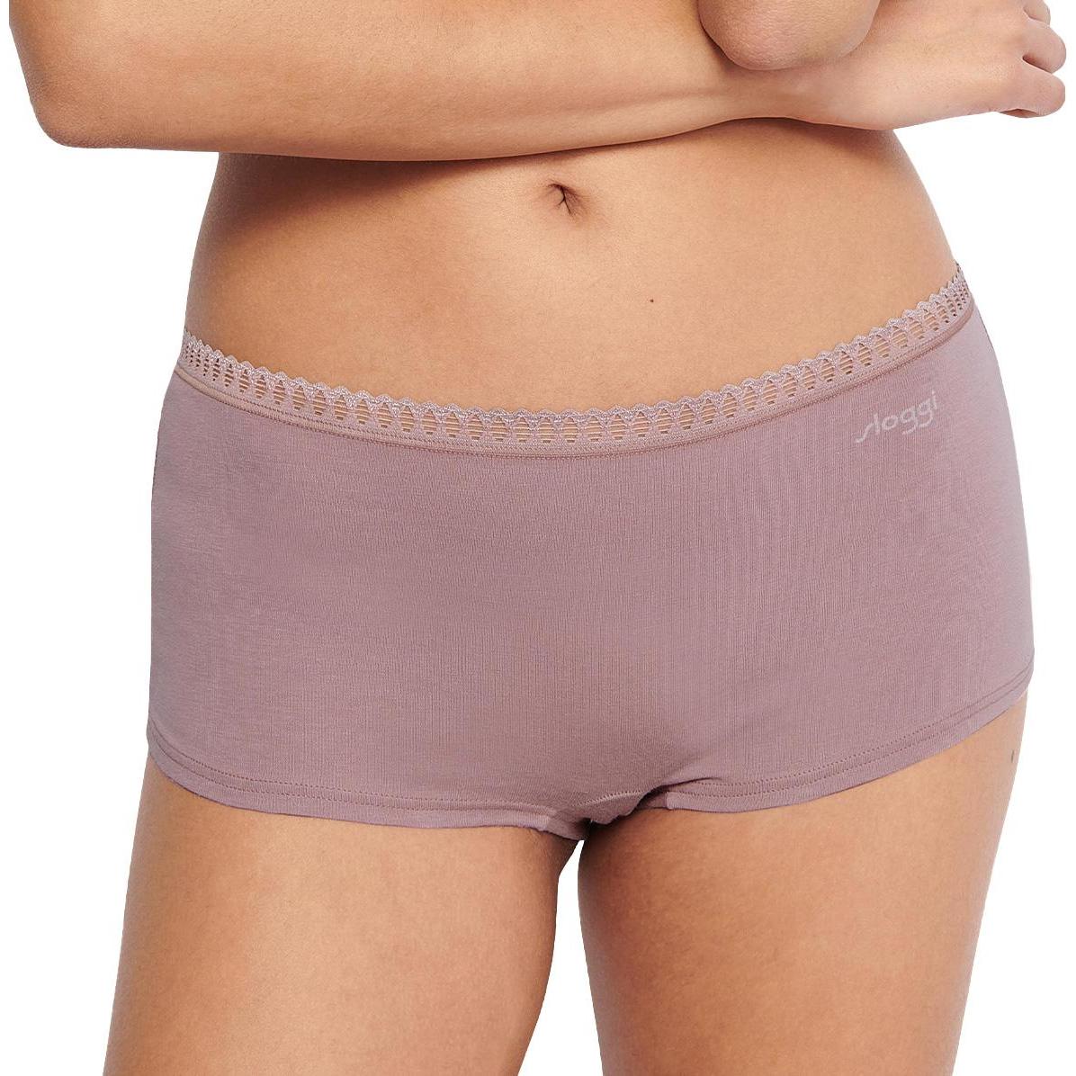 Thumbnail - Sloggi, Damen, Unterhosen, 6er Pack GO Crush Short Slip, Blau, Rosa, Schwarz, (XL, 6er Pack)