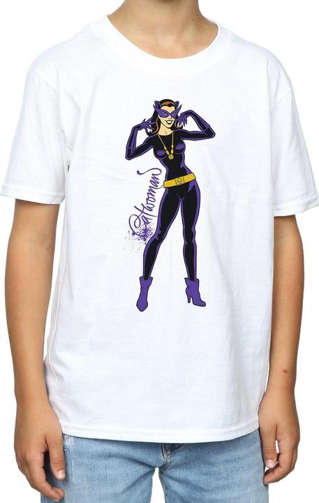 Produktbild Catwoman Happy Pose TShirt Jungen (116)