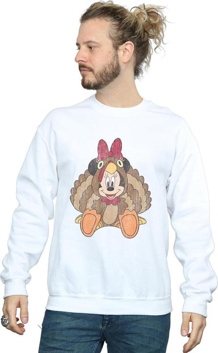 Actual product image Disney Mens Minnie Mouse Thanksgiving Turkey Costume Sweatshirt (3XL)