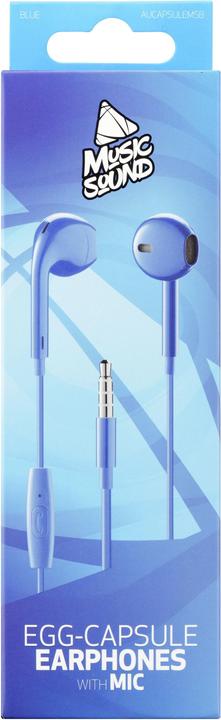 Produktbild Cellularline Music & Sound Earphones Capsule Blue (Keine Geräuschunterdrückung, Kabelgebunden)