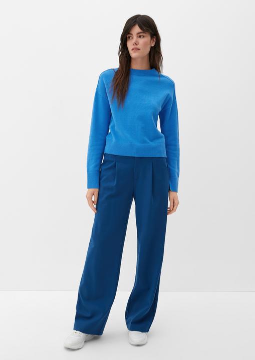 Actual product image s.Oliver Strickpullover Pullover mit geschlitztem Ärmelsaum (32)