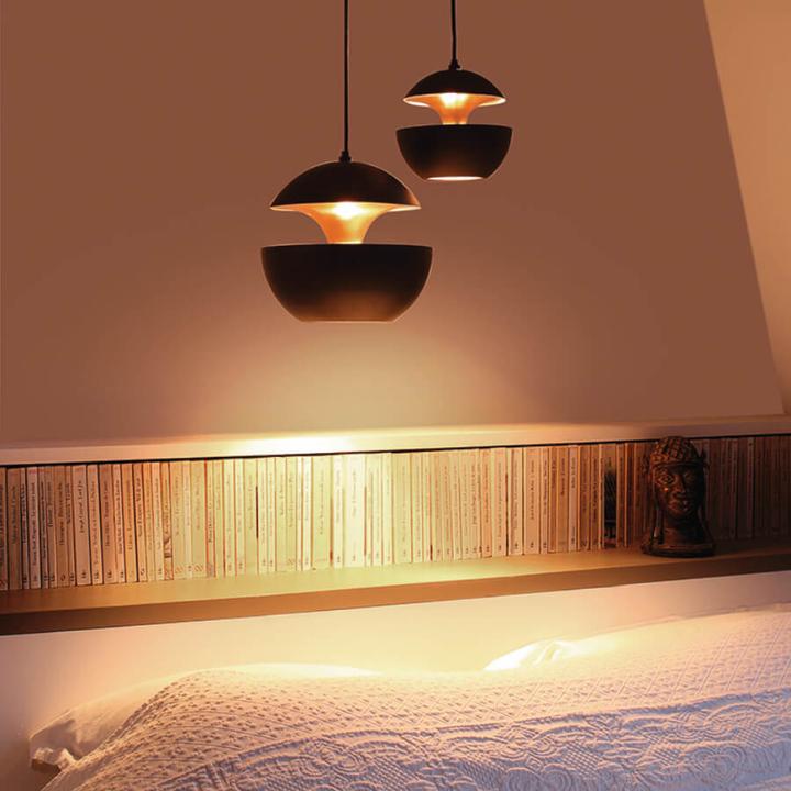 Produktbild DCW éditions Here Comes The Sun Pendelleuchte Ø450 Schwarz/Kupfer (E27)