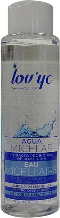 Produktbild Lov'yc LOVYC Probiotic Kombucha Micellar Water for Face Eyes and Lips 500ml (Mitesserentferner, 500 ml)