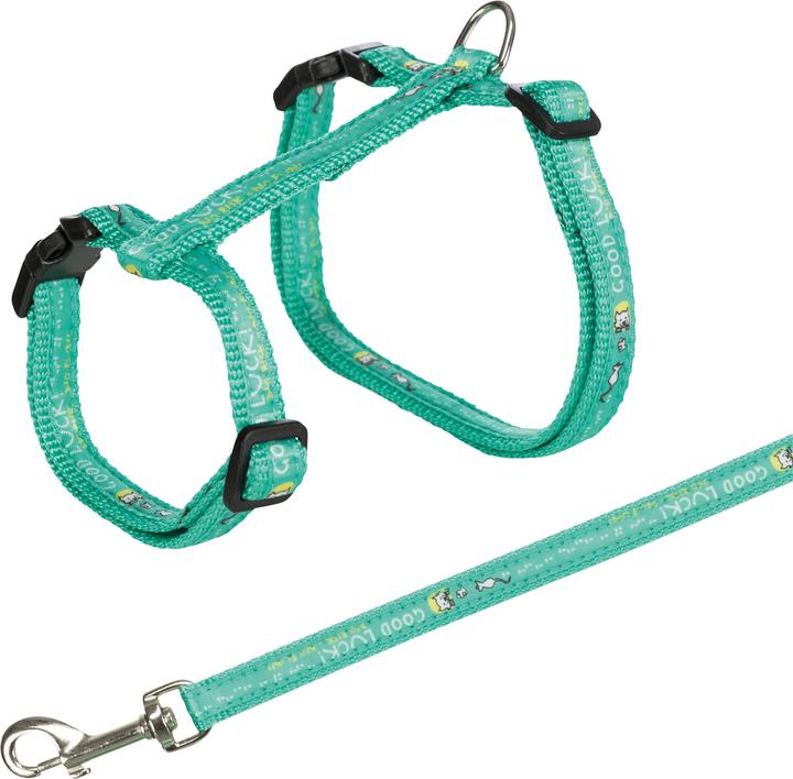 Produktbild Trixie Katzengeschirr mit Leine XL 34-57cm/13mm (XL, Katze, Allgemein)