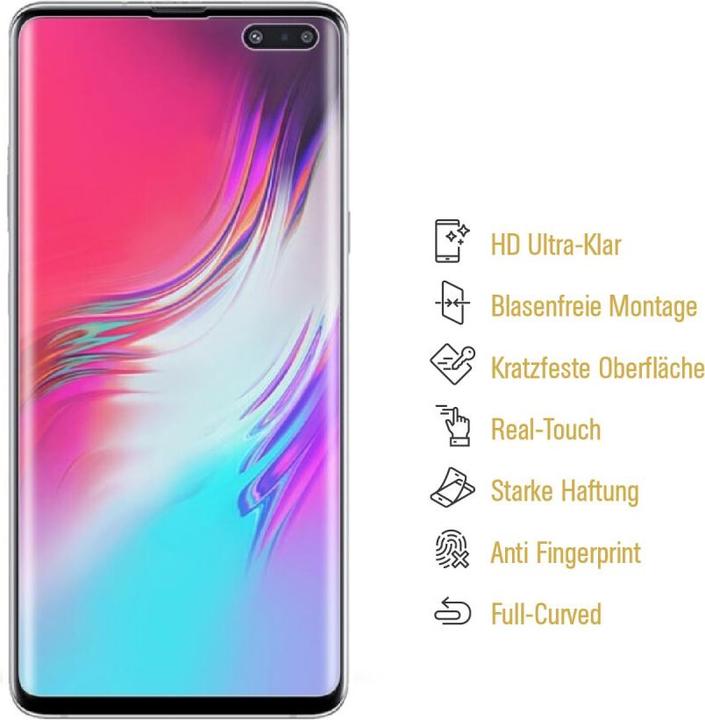 Produktbild Protectorking 4x Panzerfolie Anti-Shock HD Klar (4 Stück, Samsung Galaxy S10 5G)
