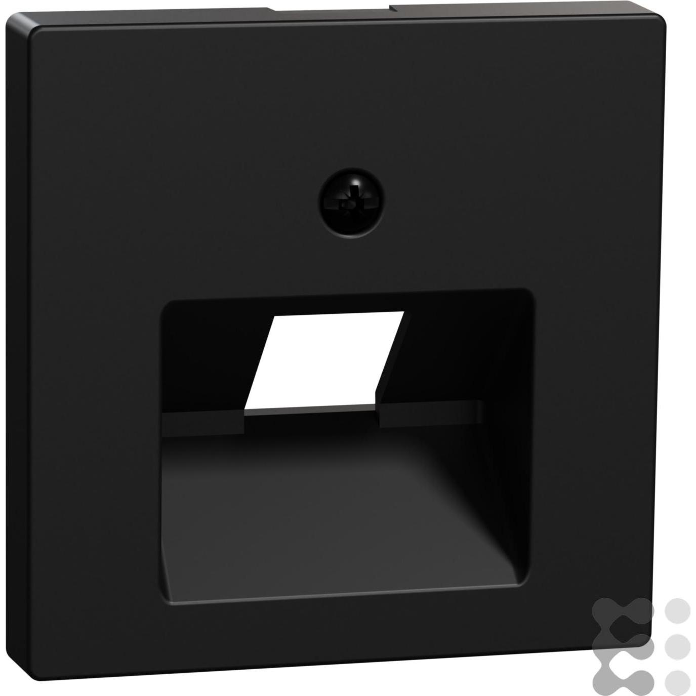 Merten, Zubehör Schalterprogramm, Zentralplatte 1f sw matt f. UAE-Einsatz MEG4521-0403