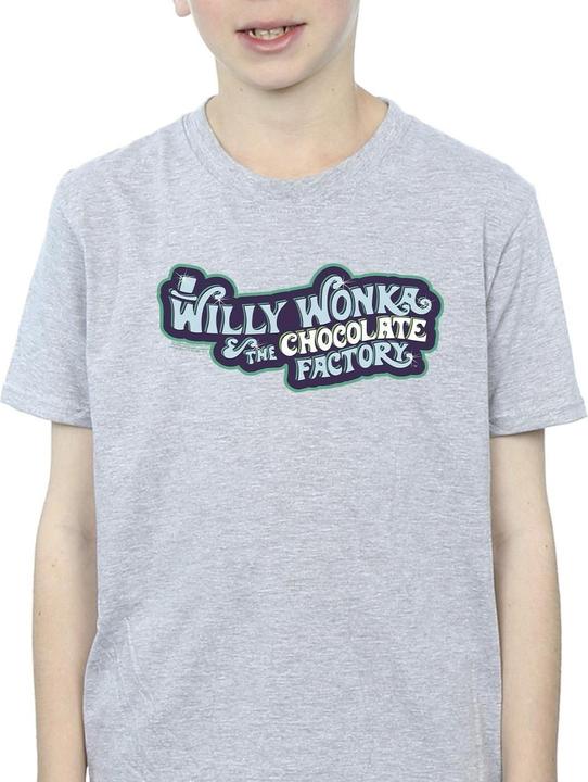 Produktbild Willy Wonka & the Chocolate Factory Chocolate Factory Logo TShirt Jungen (128)