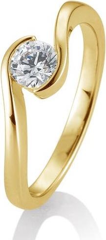 Produktbild Breuning Ring Schwung 0,40-0,60 ct. (48, 585/14 K Gold)